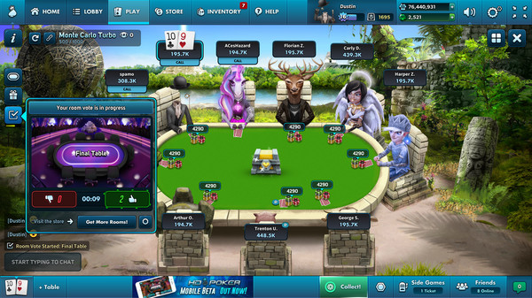 Скриншот из HD Poker