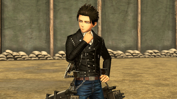 Скриншот из Additional Levi Costume: Leather Jacket Outfit