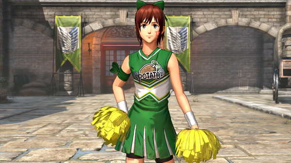 Скриншот из Additional Sasha Costume: Cheerleader Outfit