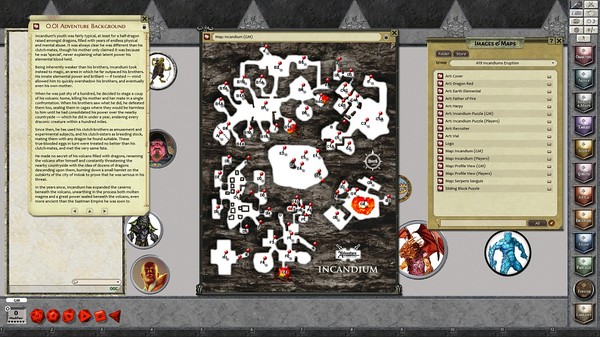 Скриншот из Fantasy Grounds - A19: Incandium's Eruption (PFRPG)