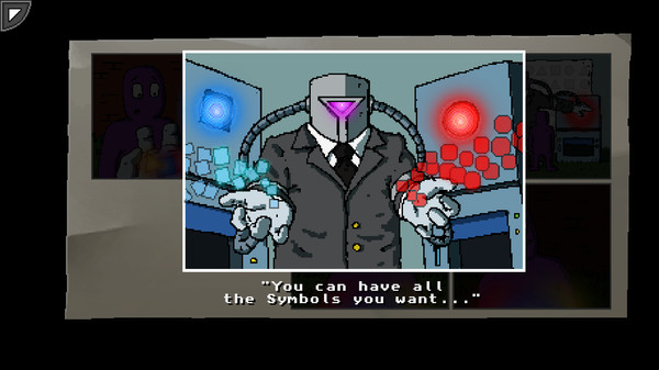 Patchman vs. Blue Squares game for Linux 1