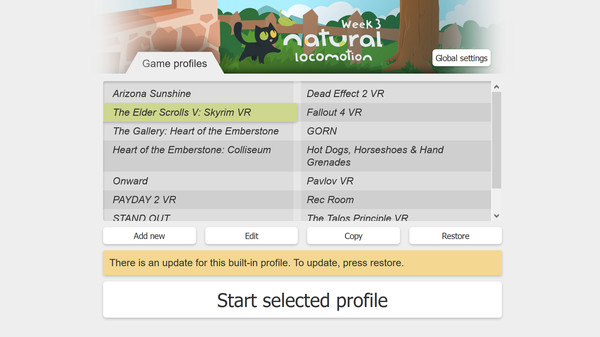 Natural Locomotion for linux