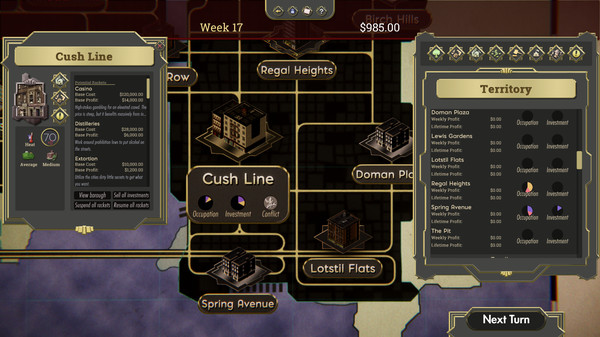 The Commission: Organized Crime Grand Strategy screenshot