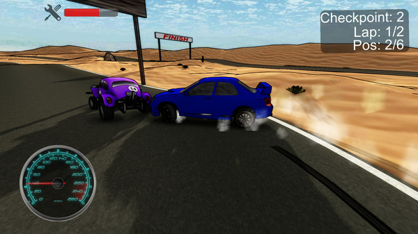 Looney Rally racing rally game