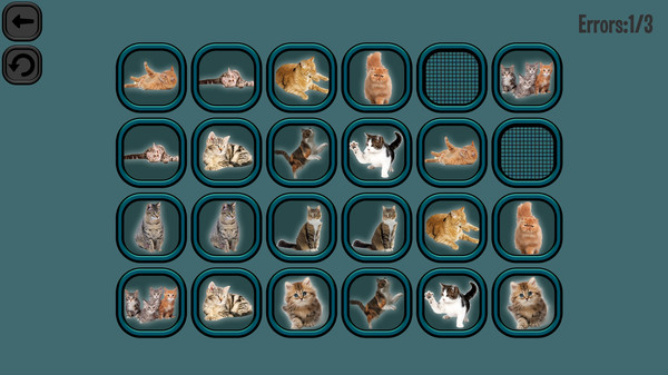 Скриншот из Animals Memory: Cats