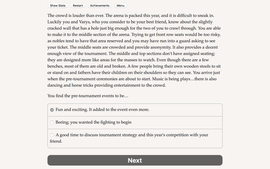 The Great Tournamentfor windows and Linux 1