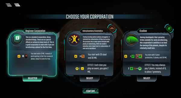 Terraforming Mars recommended requirements