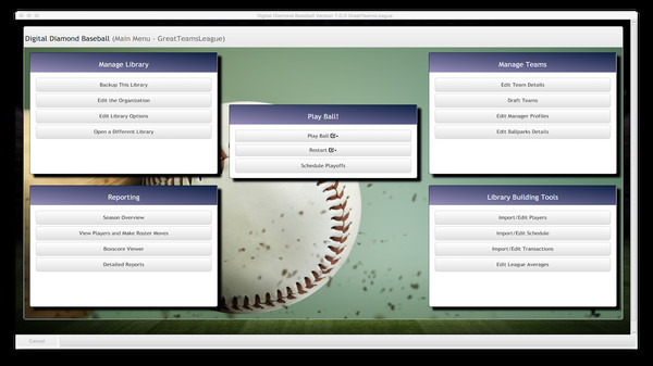 Digital Diamond Baseball V7 game for windows Pc 1