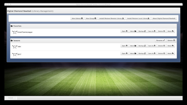 Digital Diamond Baseball V7for windows and Linux 1
