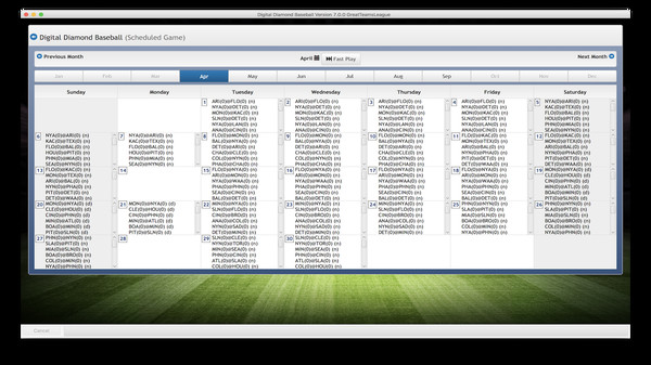 Скриншот из Digital Diamond Baseball V7