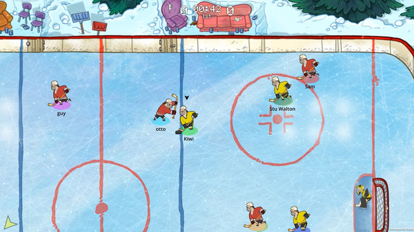 Hoser Hockey game for Linux 1