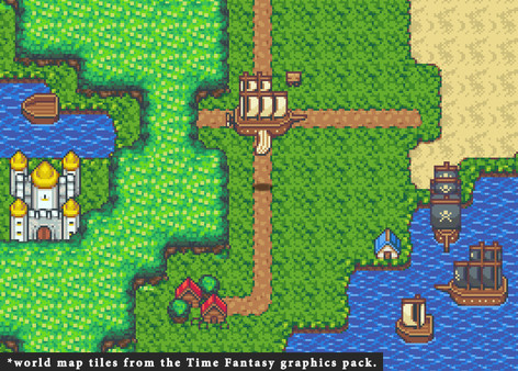 Скриншот из RPG Maker VX Ace - Time Fantasy Ships