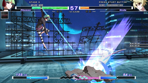 UNDER NIGHT IN-BIRTH Exe:Late[st] recommended requirements