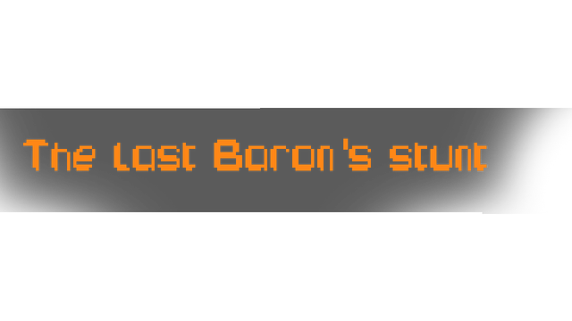The last Baron's stunt (Anime) Logo