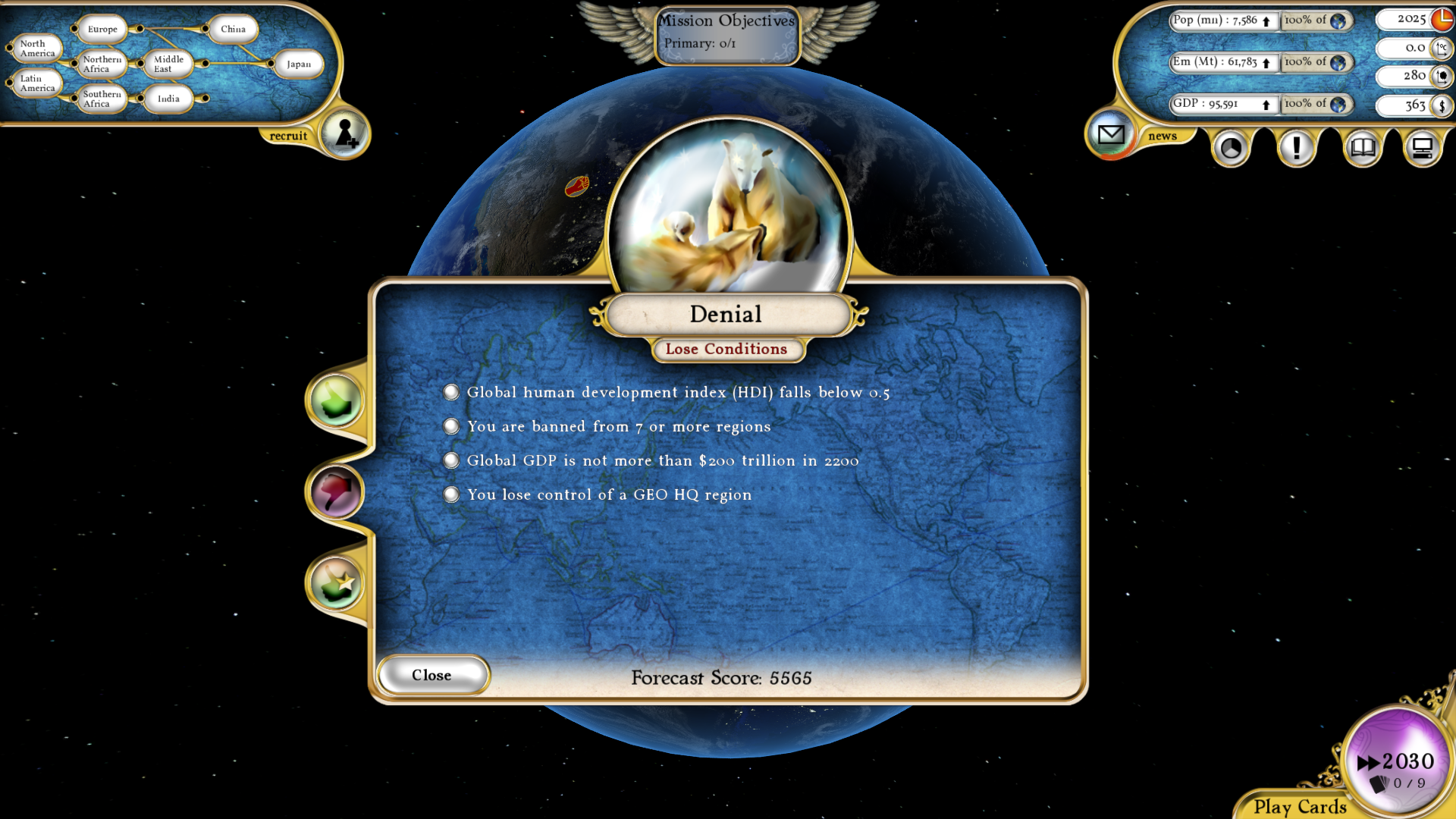 Fate of the World: Denial screenshot