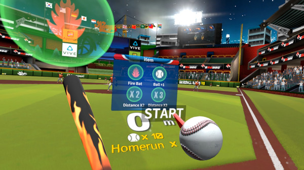 Скриншот из Baseball Kings VR