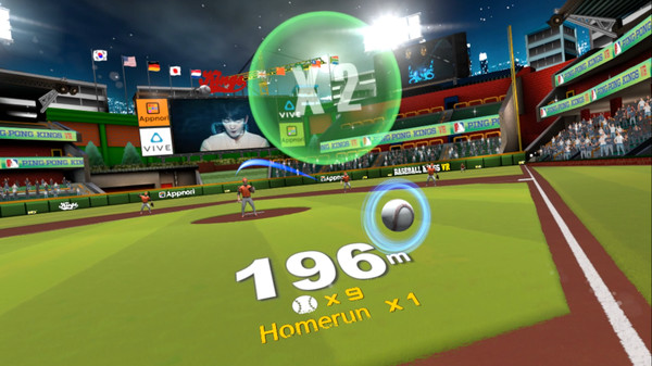 Скриншот из Baseball Kings VR