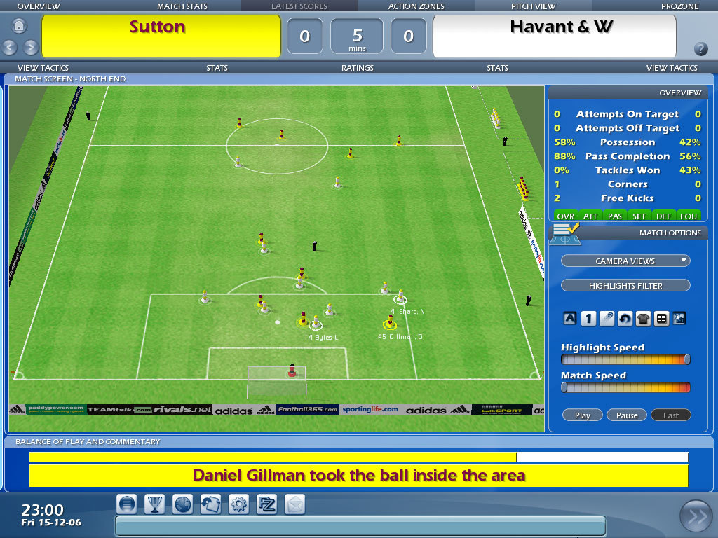 Championship Manager 2007 Review - GameSpot