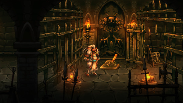 Скриншот из SteamWorld Quest: Hand of Gilgamech