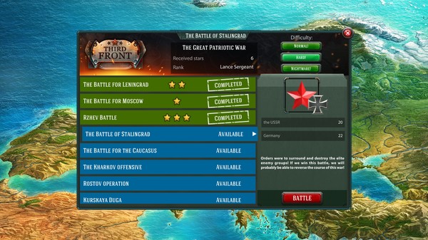 Скриншот из Third Front: WWII