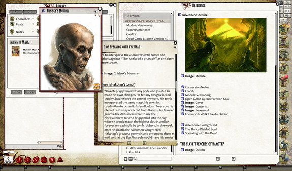 Скриншот из Fantasy Grounds - Pathfinder RPG - Mummy’s Mask AP 5: The Slave Trenches of Hakotep (PFRPG)