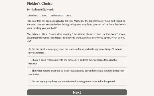 The Fielder's Choice game for windows Pc 1