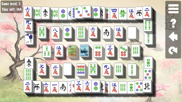 Mahjong Solitaire game for Linux 1