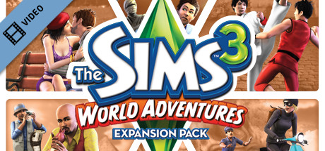The Sims 3 World Adventures Trailer cover art