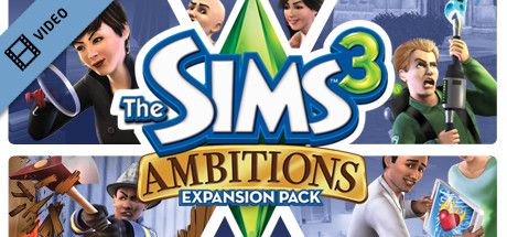 The Sims 3 Ambitions Trailer cover art