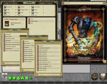 Скриншот из Fantasy Grounds - Mythic Monsters #37: Robots (PFRPG)
