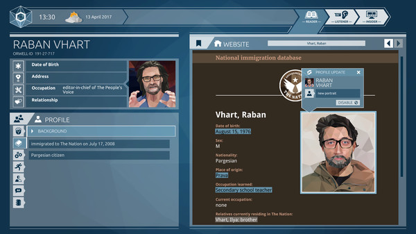 Скриншот из Orwell: Ignorance is Strength - OST Скриншот из Orwell: Ignorance is Strength - OST