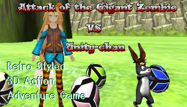 Attack of the Gigant Zombie vs Unity chan