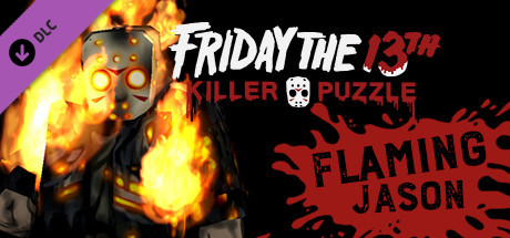 Friday the 13th: Killer Puzzle - Flaming Jason cover art