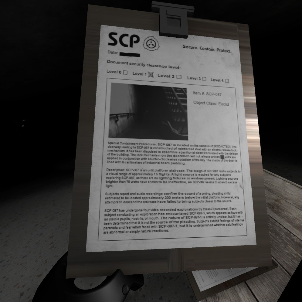 Scp 087 Vr Survivor On Steam