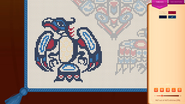 Скриншот из Cross-Stitch Puzzle