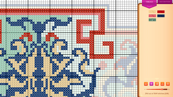 Скриншот из Cross-Stitch Puzzle