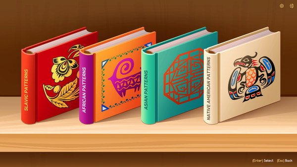 Cross-Stitch Puzzle game for Linux 1