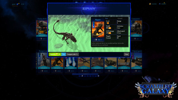 Scrambled Galaxy game for Linux 1