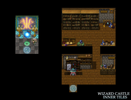 Скриншот из RPG Maker MV - Wizard Castle Inner Tiles