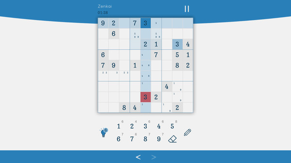 Скриншот из Sudoku Zenkai