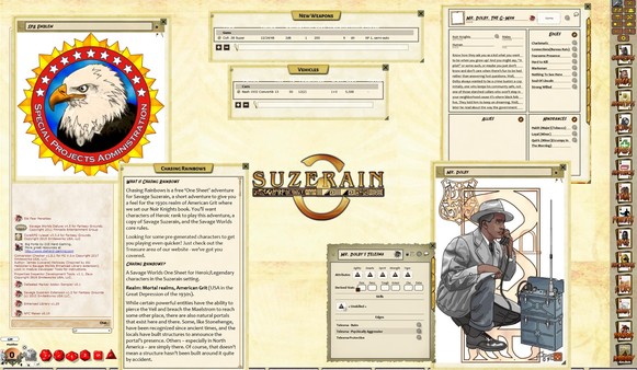Скриншот из Fantasy Grounds - Noir Knights Free (Savage Worlds)