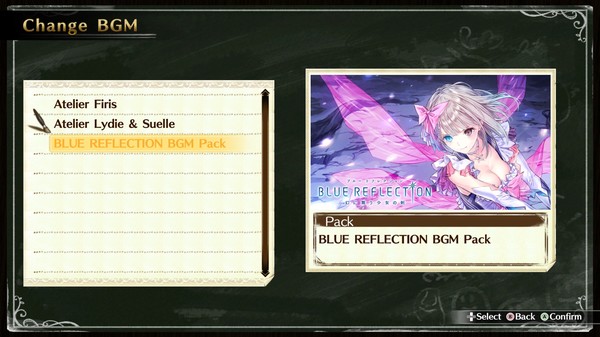 Скриншот из BLUE REFLECTION BGM Pack