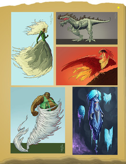 Скриншот из Sorcerer's Path Artbook