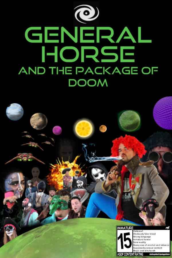 Steam portrait for General Horse and the Package of Doom.