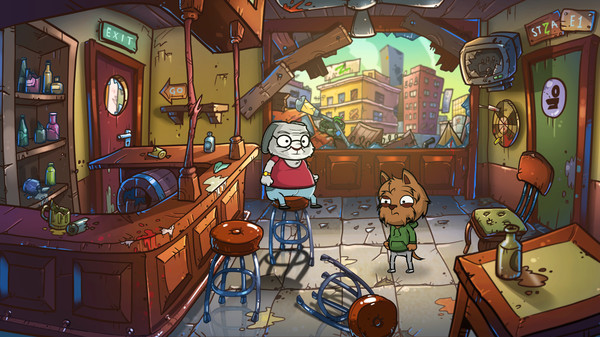 Scheming Through The Zombie Apocalypse: The Beginning game for Linux 1