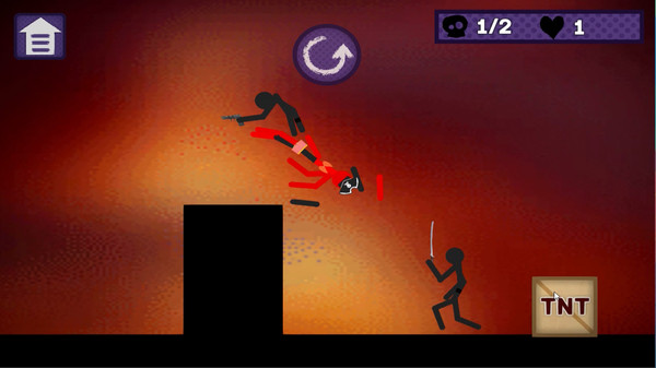 Скриншот из Stickman Backflip Killer zone
