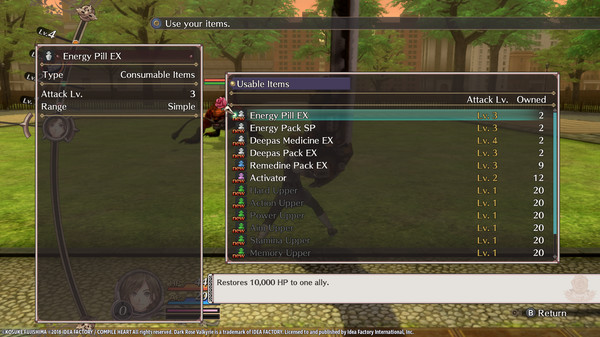 Скриншот из Dark Rose Valkyrie: ACID Special Provision Pack Set