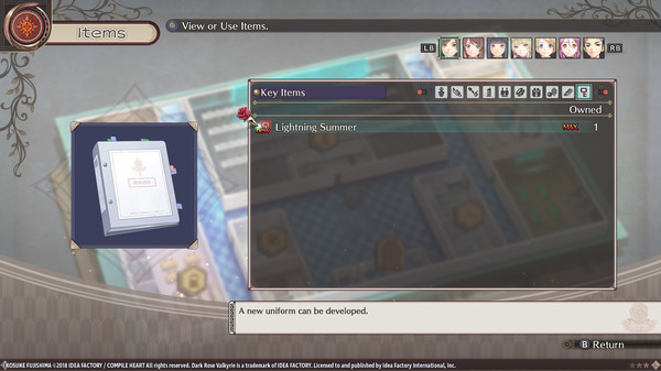 Скриншот из Dark Rose Valkyrie: Dengeki Set