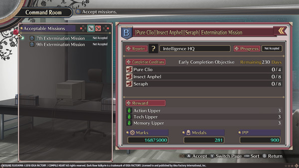 Скриншот из Dark Rose Valkyrie: New Mission Addition Set