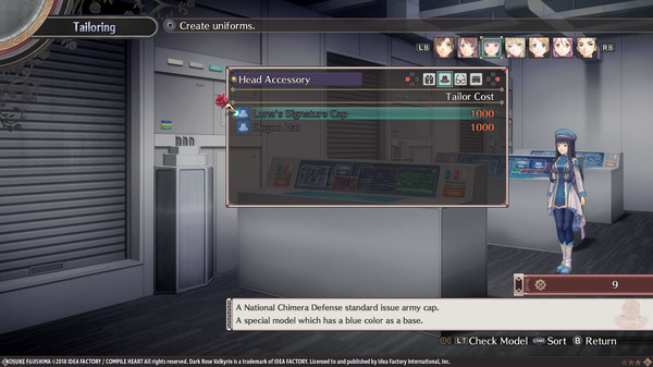 Скриншот из Dark Rose Valkyrie: PV Serial Display Campaign Item Set